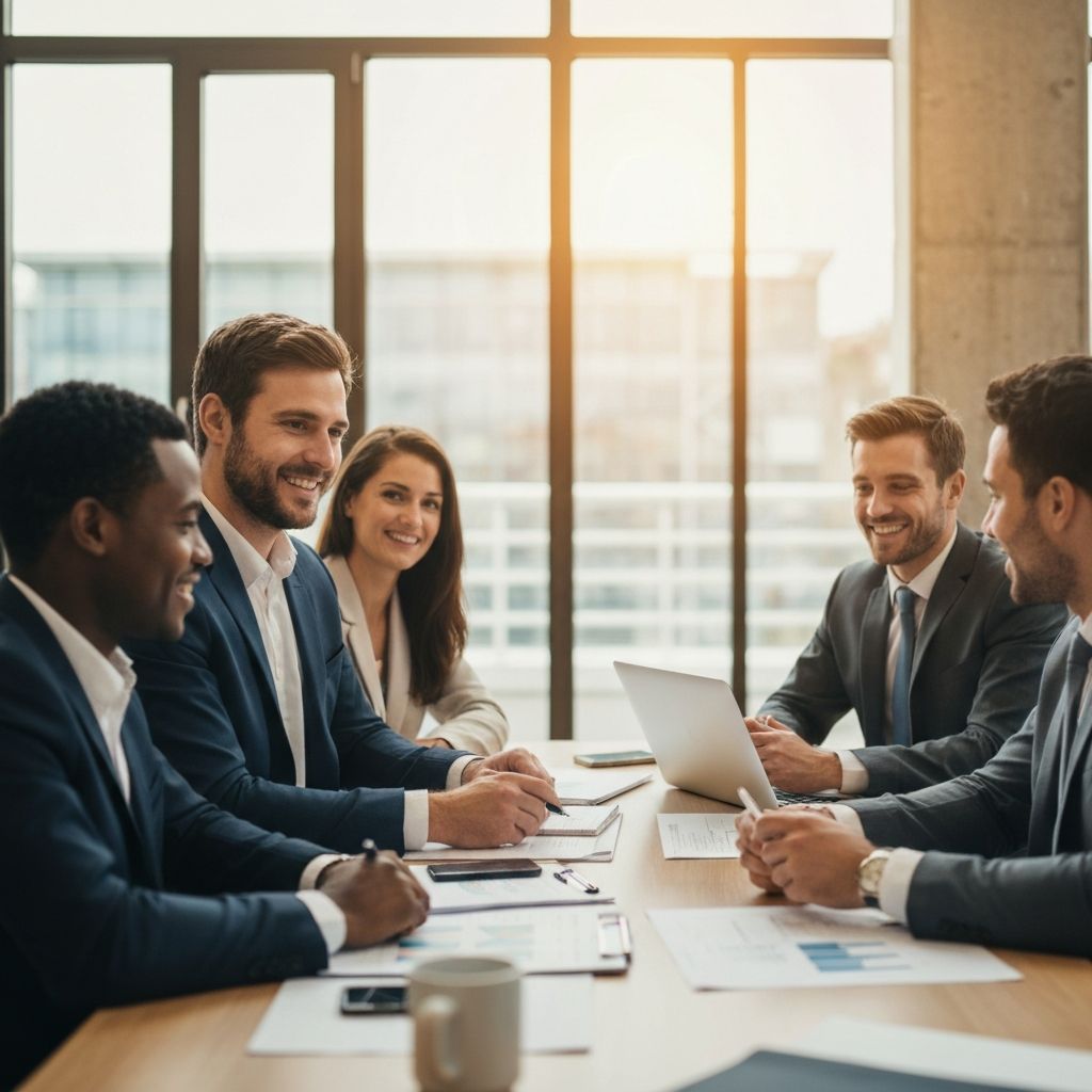 Bright Funding Solution team helping business owners